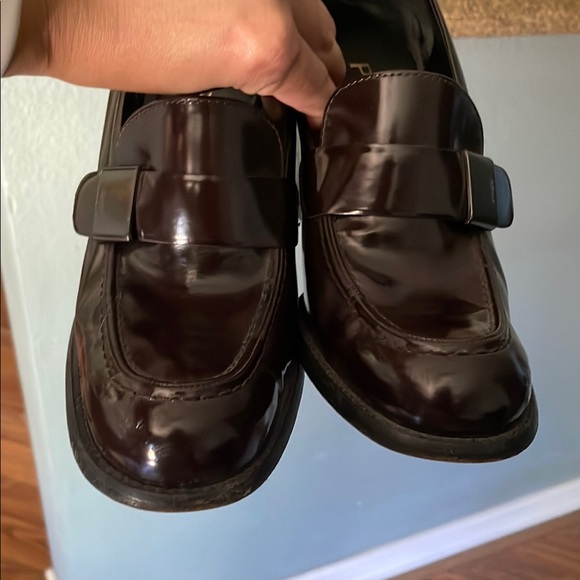 Prada Brown Leather Loafers - Picture 4 of 7